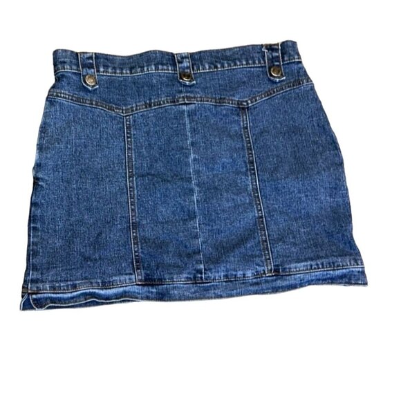 (6 for $25) Out Jeans Vintage Style Jean Skirt Size Medium - Picture 2 of 5